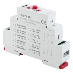 Multifunction Time Relay with 10 Functions GRT8-M1 AC/DC 12V~240V 16A 1×SPDT