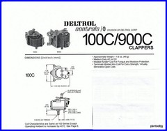 1 PCS DELTROL COIL 100C 29687-60 12VDC 0.15A 80Ω SOLENOID ARDUINO NOS