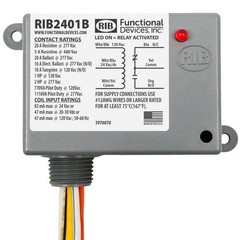 20 Amp Power Relay SPDT, 24V/120V Coil, NEMA 1 Housing, Heavy Duty Switch