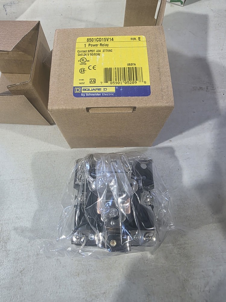 SQUARE-D 8501C015V14 SERIES D POWER RELAY SCHNEIDER ELECTRIC