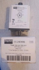 DAYTON 24EN96 SinFunTimeDelayRelay, 240VAC, 11Pins 24EN96