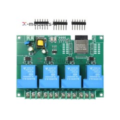 AC/DC 30A 4-CH WIFI Bluetooth Relay Module onboard ESP32 / ESP8266 Board