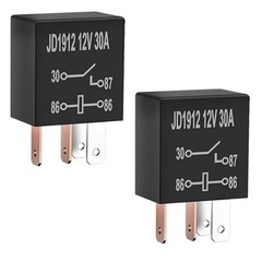 4 Pin 12V 30A Multi-Purpose Automotive Relay – Heavy Duty St Size: 4pin (2pcs)
