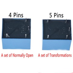 SRD – 3V/5V/6V/9V/12V/24V – SL-A/SL-C Blue Original Relay SPDT 4/5-Pins PCB 10A