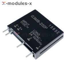 1-10x G3MB-202P DC-AC PCB SSR In 12VDC AC 2A Out 240V Solid State Relay Module