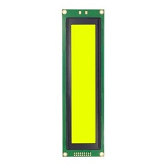 Parallel Interface 40×04 LCD Module 5V Operating Voltage ABS Yellow Housing