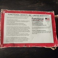 RIB Functional Devices RIBMNLB-4 NEW! Damaged box
