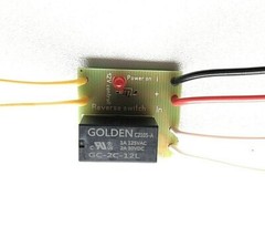 DC motor reverse polarity switch dpdt relay module 2A 12V door coop chicken DIY