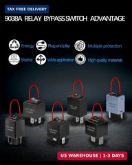 9038A Relay Bypass Switch, Relay Tester, Bypass Switch Kit with Amp Loop, 6-Pack