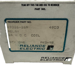 NEW RELIANCE ELECTRIC/OMRON 69326-26R COIL 24VDC MM3-UA-007059 6932626R