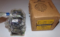 2 NOS 7001 TYPE DO-22 Square D DC MAGNETIC RELAY SER. A 230/250V