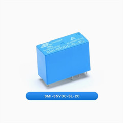 Miniature Print Relay 5V 12V 24V 2-Switcher 2xUM 5A 250V SMI-05V/12V/24VDC-SL-2C