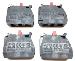 Schneider Electric E-Stop Unit Contact Block [Lot of 4] NOS