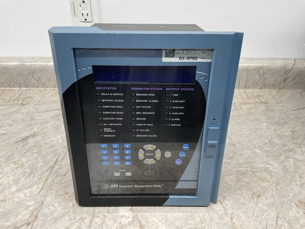GE SR489 Generator Management Relay 489-P5-Hi-A1-E