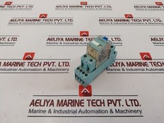 Releco Serie QR-C C9-A41 DX 2 Poll Control relay With Base E92191 6A 24Vdc