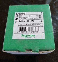 NEW In Box SCHNEIDER LRD06 ELECTRIC RELAY 1-1.6A LRD06