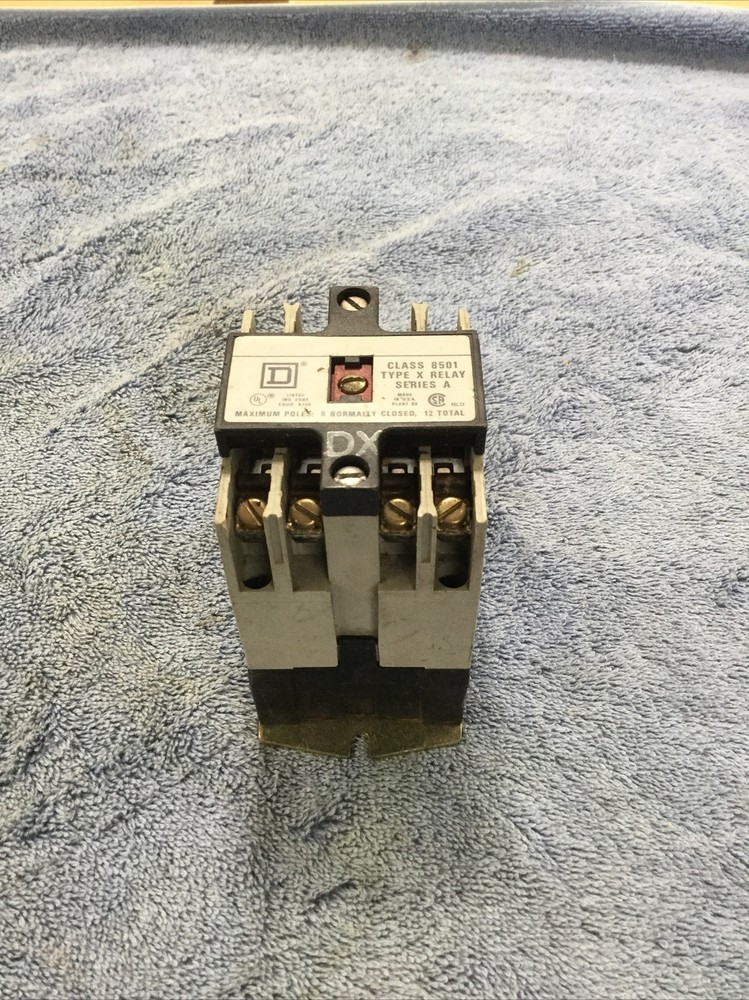Square D 8501 series A type X relay working good