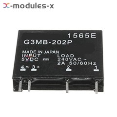 1-10x G3MB-202P DC-AC PCB SSR In 12VDC AC 2A Out 240V Solid State Relay Module