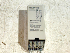New Omron MY2V-CB Timer Relay 24 VDC 5 Second Time Delay