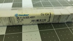 FINDER RELAY NEW IN SLEEVE; 25 COUNT SPDT; 5VDC; 10A/250VAC; 36.11.9.005.4001
