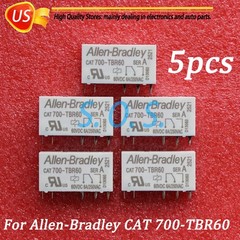 5PCS Power Relay For Allen-Bradley CAT 700-TBR60 CAT700-TBR60 250VAC 5Pin 60V 6A