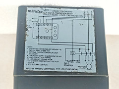 MINILEC MPR-1 MOTOR PROTECTION RELAY