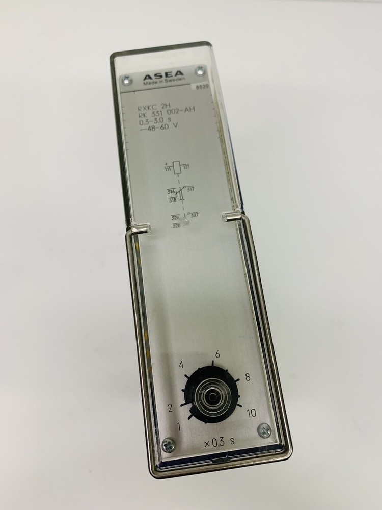ABB ASEA TIME LAG RELAY ON DROP RXKC 2H P/N RK331002-AH **CLEAN**