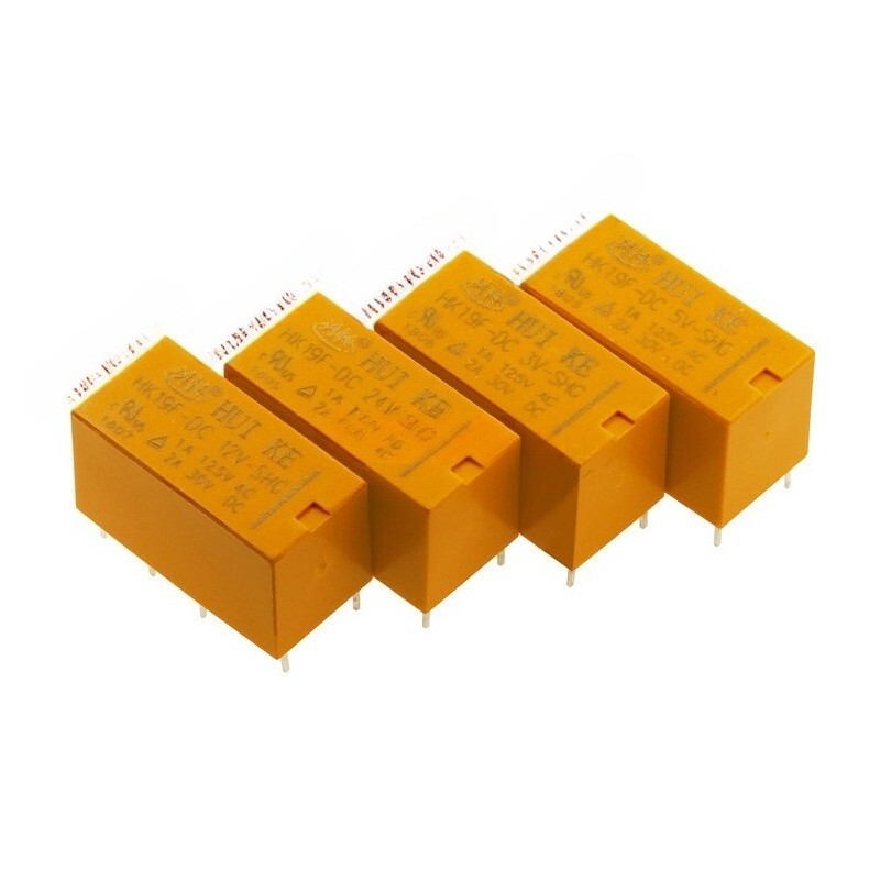 50PCS HK19F-DC5V-SHG HK19F-DC12V-SHG HK19F-DC24V-SHG HK19F-DC3V-SHG Relay