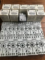 Allen Bradley 700-HAB2Z01 6A DPDT Relays with 700HN202 Bases LOT OF 10