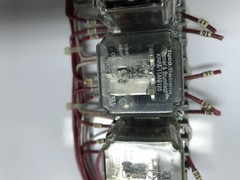 4 Potter & Brumfield KRPA-11AN-120 Relays, 8 Pin, 120V, 50/60Hz W BASE AND TRACK