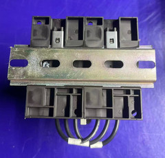 Eaton XTCE025C10 / XTCEXFCC22, DIL M25-10 M2-XHI22 LOT of 2 EA (4PCS) w/rail