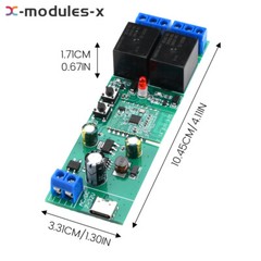 Ewelink AC DC7-32V 2/3/4CH Intelligent Bluetooth WIFI Relay Switch Module Type-C