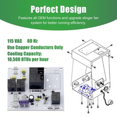 3106996022 AC Control Relay Board for Dometic Duo Therm (White) | Control Circui