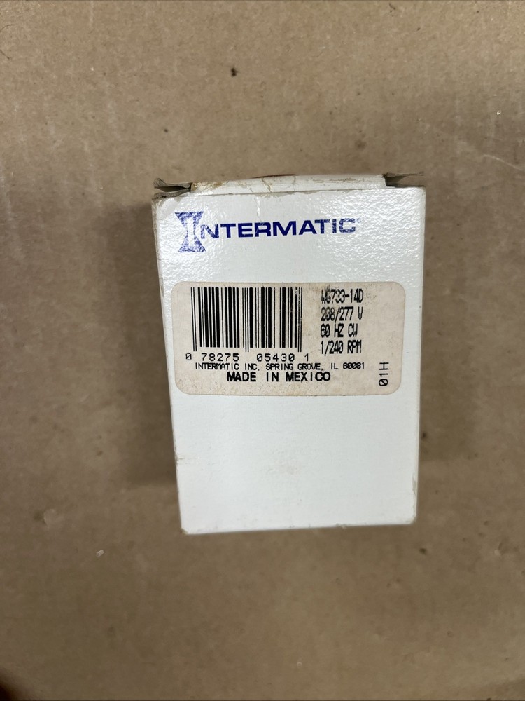 Intermatic WG733-14D Electric Timeclock Motor Replacement 208/277V 240V 1/240RPM