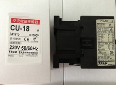 CU-18-3A1a1b TECO Magnetic Contactor. COIL: 220VAC. 35 Amps.