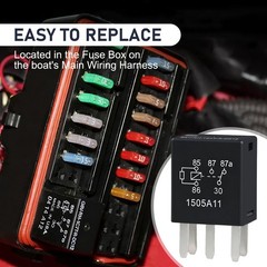4x 12V Main Harness Relays for Sea-Doo Cruise Spark 900 Base 16/19 Sport 18/21
