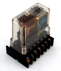 Struthers-Dunn 219FXXP 120V 60HZ Plug-in Relay with Base 6FormA 6-Pole NO