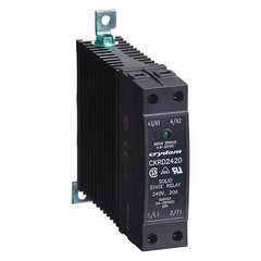 Crydom Ckrd2430 Solid State Relay, 1 Phase, Box Clamp, Din Rail, Scr