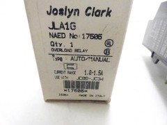 199461 New In Box; Joslyn Clark JLA1G Overload Relay; Ie= 1.0-1.5A