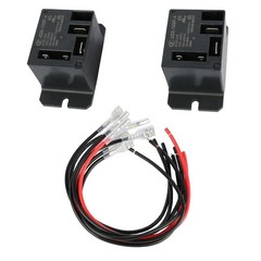 2PCS Power Relay SPST(1 NO) DC12V Coil 30A SPST 120 VAC HF105F-4-DC12V-8X