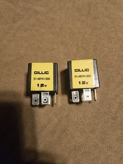 (Lot of 5 Relays Total) 2 – Gillig Yellow 12V Cube Relay 51-49741-000 2 TYCO TE