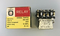 OHMITE DOX-183T GENERAL PURPOSE RELAY 10A 6VAC 4PDT Z10.5 MADE IN U.S.A.