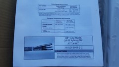 3MCold Shrink QS – III Three Conductor Splice Kit 15Kv 5777A-MT-17HX NOS