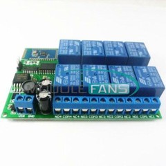 12V 8-Channel Bluetooth Relay Android Mobile Remote control Switch Motor Light