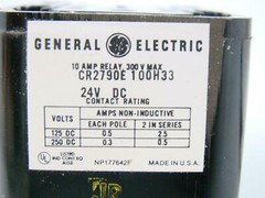GE General Purpose 10 Amp Relay 300V Max, 24V DC, CR2790E1100H33