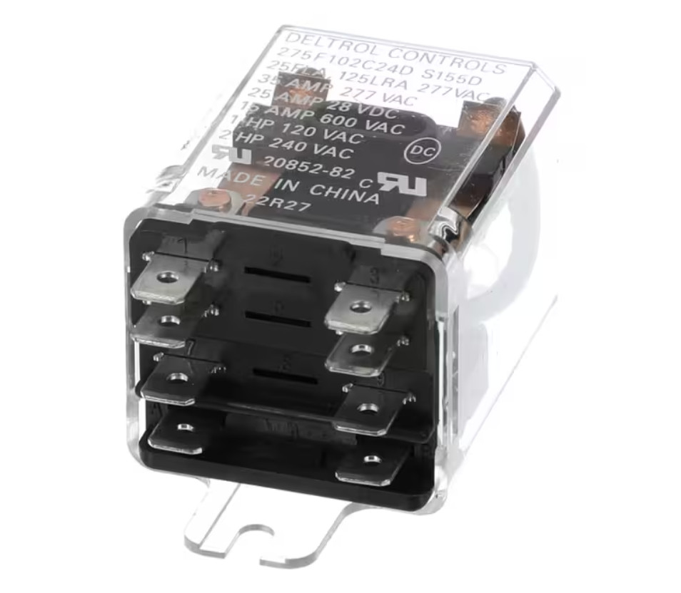 Multiplex 275F102C24D S155D, 20852-82, 22R27, Relay, 24 Volt DC Coil, DPDT
