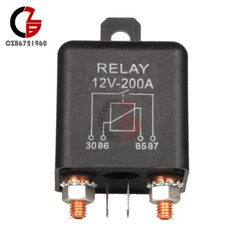 12V/24V 100A/200A 4Pin Automotive Relay Normally Open Switch Relay For Car Boat