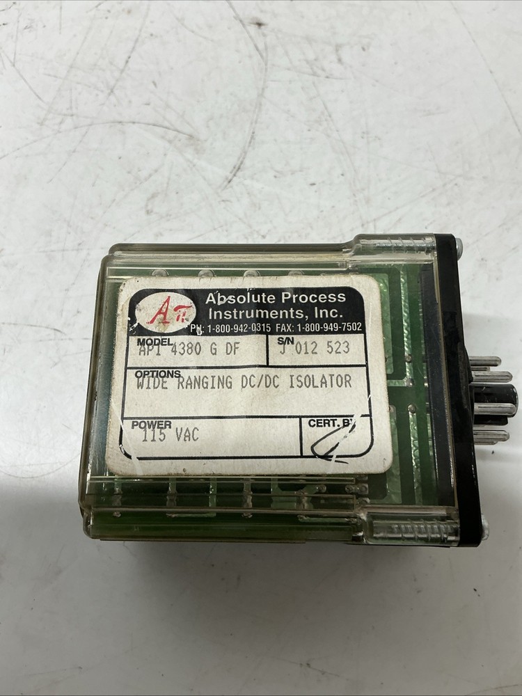 API 4380 G DC/DC Isolator Absolute Process Instruments. AC-460