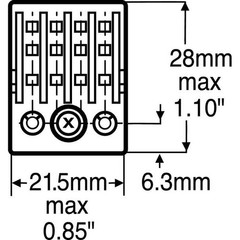 Omron H3yn-2 Ac200-230 Multifunction Time Delay Relay, Square, Flicker Off