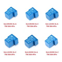 3V / 5V / 9V / 12V / 24V DC Various Mini Power Relays 4-Pin 5-Pin 6-Pin 8-Pin